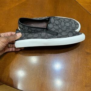 Coach pebble slide-in style sneaker